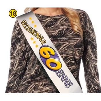 Fascia in tessuto "Eccezionale 60enne" 2