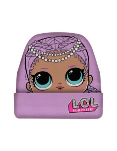 Cappello cuffia con risvolto Lol Surprise lilla