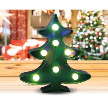 Lampada da tavolo led "Albero di Natale" Cm. 23x21