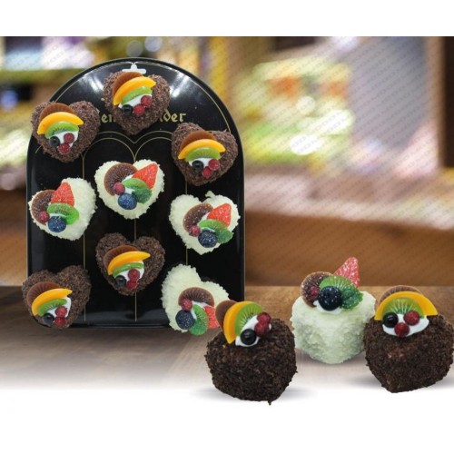 Magneti morbidosi soft "Pasticcino cuore" Cm. 6x5,5
