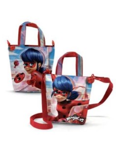Borsetta due manici e tracolla fronte/retro Ladybug I Choose