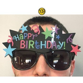 Occhiali party - Happy Birthday stelle