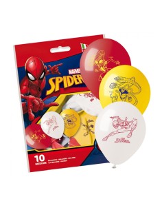 Blister 10 palloncini lattice grandi Spiderman