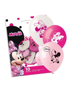 Blister 10 palloncini lattice grandi Minnie