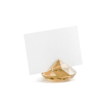 Segnaposto "Diamond" Cm. 4 - Gold - Blister 10 pezzi