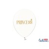 Palloncino lattice cm. 30 strong trasparente "Princess" - Blister 50 pezzi