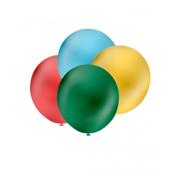Palloncini lattice metallizzato High Professional 5" Cm. 13 - Multicolor - Confezione 100 pezzi