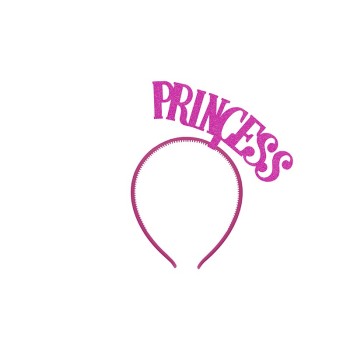 Cerchietto con scritta "Princess"