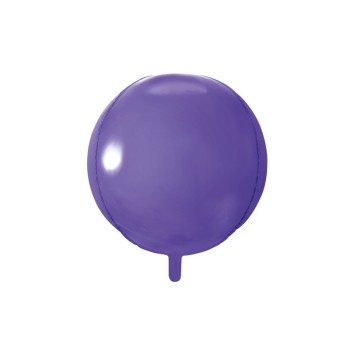 Palloncino mylar globo sfera 18" Cm. 40 - Lilla