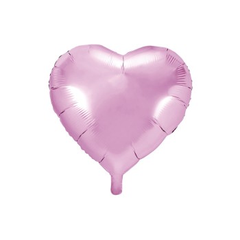 Palloncino mylar cuore metal 18" Cm. 45 - Light Pink