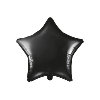 Palloncino mylar stella 18" Cm. 45 - Black nero