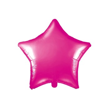 Palloncino mylar stella 18" Cm. 45 - Dark Pink