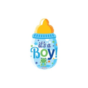 Palloncino mylar minishape Biberon It's a Boy - Blister 5 pezzi