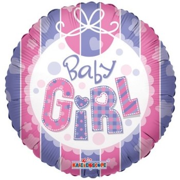 Palloncino mylar rotondo 18" Cm. 45 - Baby Girl