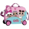 Valigia trolley ABS rettangolare cavalcabile Lol Surprise
