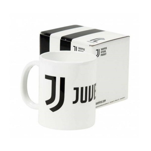 Tazza mug ceramica FC Juventus bianca con logo