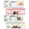 Inviti per feste carnet assegni - Blocchetto 15 inviti - Animali