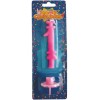 Candelina numero classico Rosa - N. 1