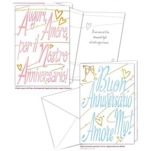 Biglietto auguri classico "Il nostro anniversario"
