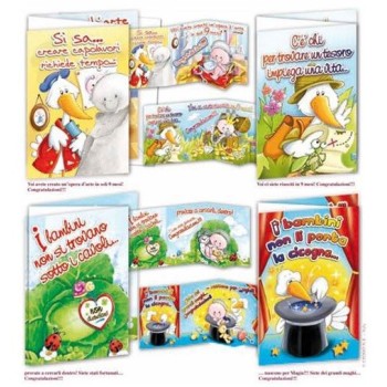 Biglietto auguri classico Nascita "Dove nascono i bambini"