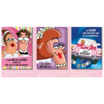 Biglietto auguri classico Humour Matrimonio 2