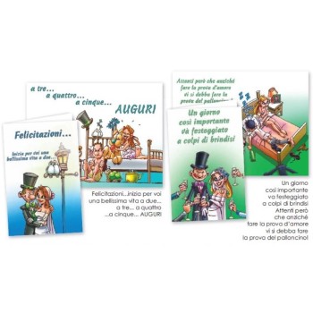 Biglietto auguri classico Matrimonio