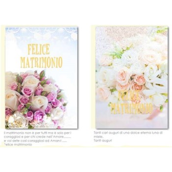 Biglietto auguri classico Matrimonio con portasoldi 2