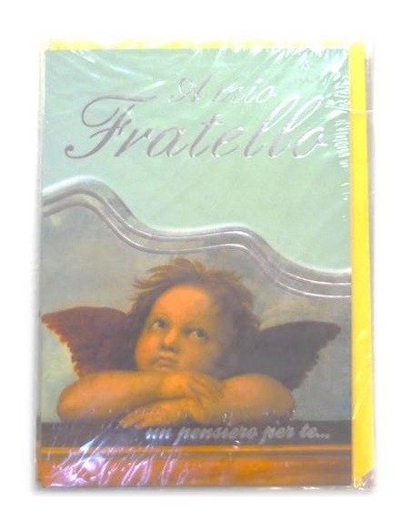 Biglietto auguri classico "A mio fratello"