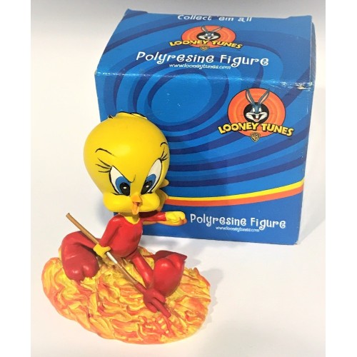 Statuina resina Titti diavoletto Cm. 9