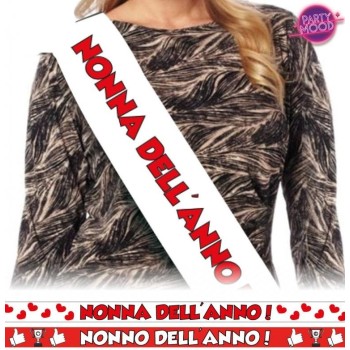 Fascia umoristica in tessuto - Nonno / Nonna dell'anno