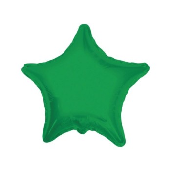 Palloncino mylar stella 18" Cm. 45 - Tinta unita - Verde smeraldo