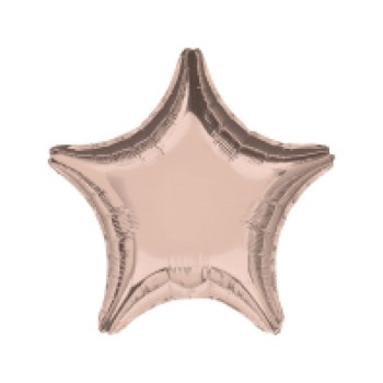 Palloncino mylar stella 18" Cm. 45 - Tinta unita - Rosa Gold