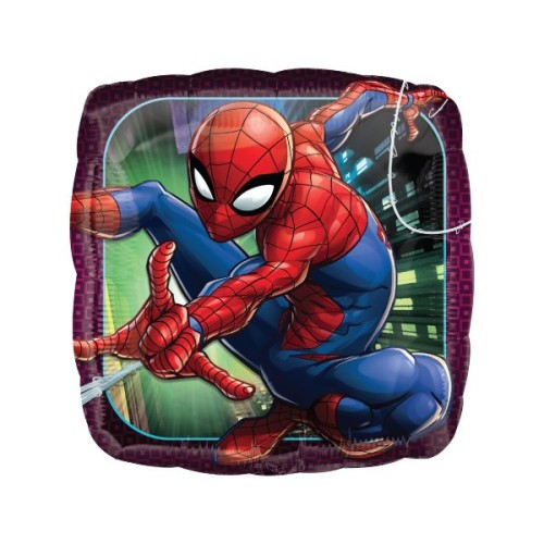 Palloncino mylar quadrato 18" Cm. 45 Spiderman