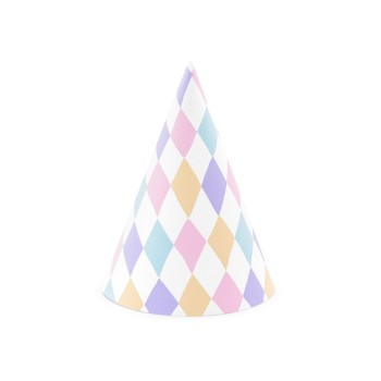 Cappellino party cono Unicorno - Blister 6 pezzi