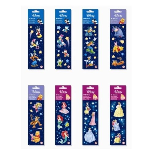 Stickers 3D rilievo fosforescenti Winnie Pooh...