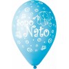 Palloncini grandi Cm. 30 round - Sono nato  - Blister 15 pezzi