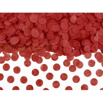 Confetti carta circolari - 15 gr. - Rosso