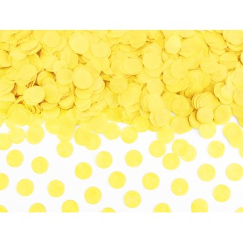 Confetti carta circolari - 15 gr. - Giallo