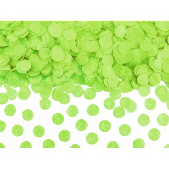 Confetti carta circolari - 15 gr. - Mela verde