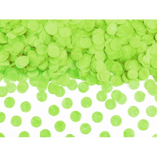 Confetti carta circolari - 15 gr. - Mela verde