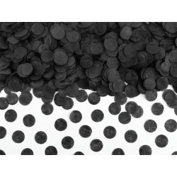 Confetti carta circolari - 15 gr. - Nero