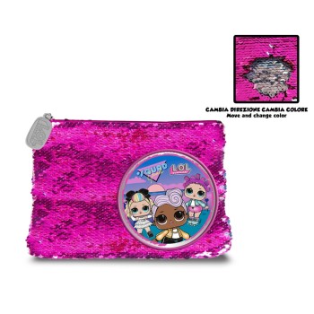 Pochette piatta con paillettes Gira & Brilla Lol Surprise Face to Face