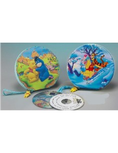 Porta cd latta tondo Winnie Pooh - Fantasie assortite