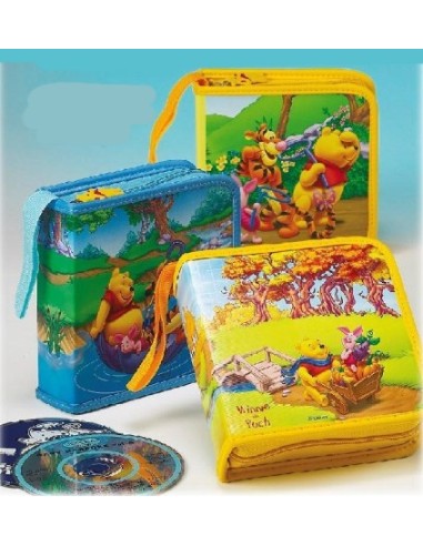 Porta cd nylon Winnie Pooh fantasie assortite