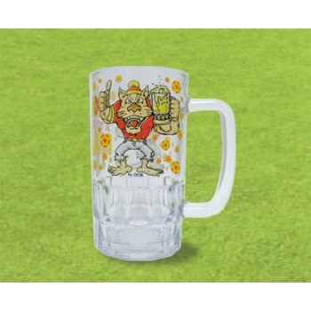Boccale in vetro calcio Roma 50 Cl.