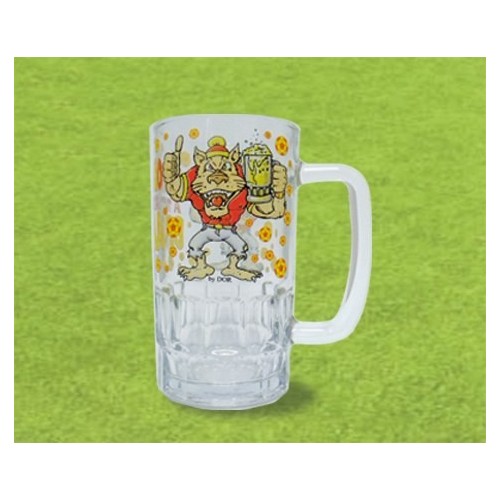 Boccale in vetro calcio Roma 50 Cl.