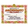 Biglietto auguri diploma con busta Cm. 23x30 - Anniversario