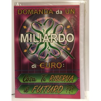 Biglietto auguri medio umoristico - Compleanno