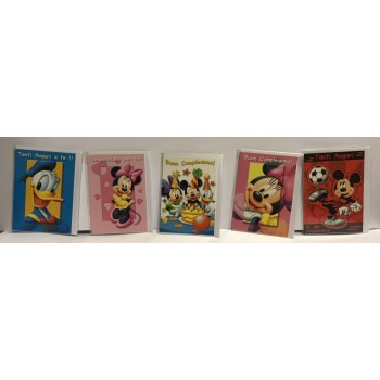 Biglietto auguri mini con bustina Walt Disney 2