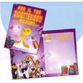 Biglietto auguri medio Warner Bros assortito 2